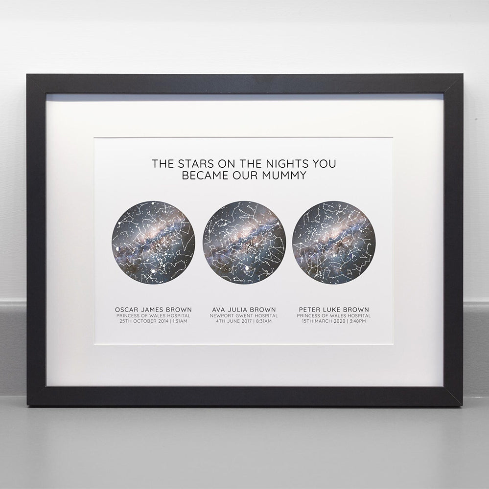 The Stars On The Night You Became My Mother Personalized Picture Frame Mother's Day, Father's Day Gift HA75 920862