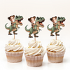 Custom Dinosaur Face Cupcake Toppers Dinosaur Birthday Decor HA75 892102
