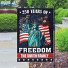 Custom Family Name 250 Years of Freedom American Garden Flag Patriotic Independence Day Decor CH07 899572