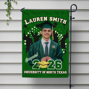 Custom Photo with Name Graduation Garden Flag - Unique Gift Idea for Grads LM32 893053