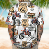 Custom Photo Rout 66 Authentic For Biker Hawaiian Shirt TH10 892553