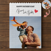 Custom Photo Happy Father's Day Building Brick Blocks Gift For Dad, Grandpa HA75 921502