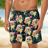 Custom Funny Photo Dog Flamingo Beach Short Summer Gift For Dog Lovers HA75 892454