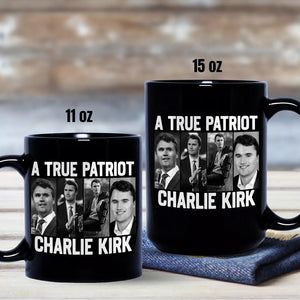 Justice for Charlie Kirk - Prayers Up for Charlie Black Mug HA75 64490