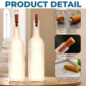 My Heart Was Not Ready Leave You - Personalized Bottle Lamp LM32 893953