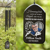 Custom Photo Humming Birds Appear When Angels Are Near Forever In Our Hearts Memorial Wind Chimes HO82 893634