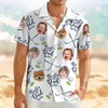 Custom Photo Best Dad By Par Hawaii Shirt CH07 895752