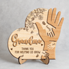 Personalized Mommy We Will Always Reach For You Hand 2-Layered Wooden Plaque Mother's Day Gift CH07 910714