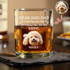 Custom Photo Always Have Your Back Dog Dad Whiskey Glass HA75 921286