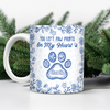 You Left Paw Prints On My Heart - Personalized Memorial Mug For Dog And Cat Lovers CH07 896996