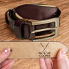 Personalized Name Engraved Leather Belt Gift For Golf Enthusiast, Golfers And Coaches HO82 900888