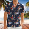 Custom Photo Patriotic Stars Independence Day Hawaii Shirt LM32 893437