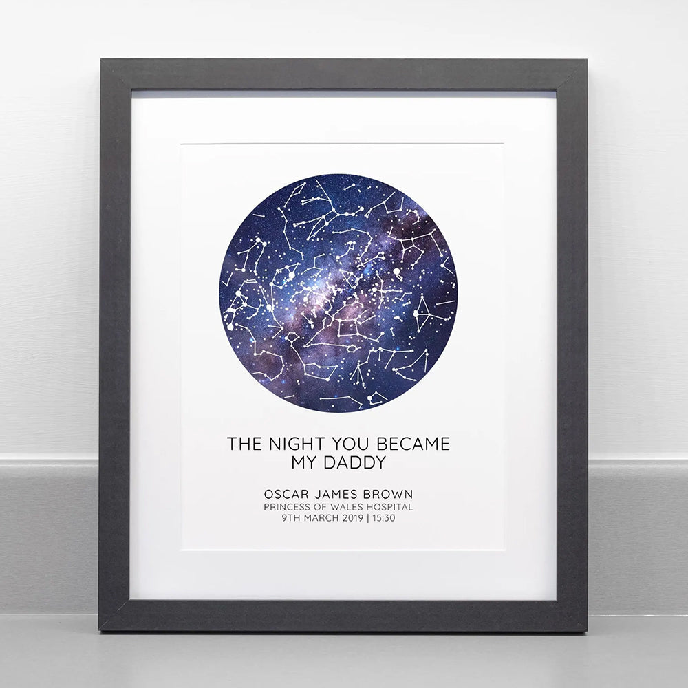 The Stars On The Night You Became My Mother Personalized Picture Frame Mother's Day, Father's Day Gift HA75 920862