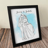 Custom Photo Line Drawing - Personalized Picture Frame Gift For Boyfriend, Girlfriend CH07 899120