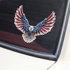 American Eagle With Flag Patriotic Car Window Decal Sticker HA75 898394