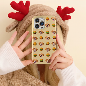 Custom Pet Face Photo With Icon Phone Case Gift For Dog And Cat Lover LM32 895331