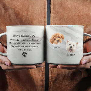 Custom Photo Thank You For Being My Mommy Marble Mug TH10 892441