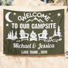 Personalized Welcome To Our Campsite Camping Tapestry, Gift For Camping Lovers HO82 903072