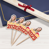 Custom Photo Class of 2026 Graduation Decoration Cupcake Toppers HA75 891996