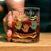 Custom Kid Names To Papa From The Reasons You Drink Whiskey Glass CH07 911230