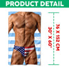 Personalized Funny Muscle Body American Flag Underwear Beach Towel HA75 921852