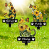 Custom Dog Cat Sunflower Memorial Garden Stake CH07 180198