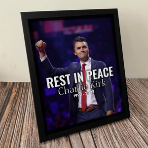 Pray For Charlie Kirk Memorial Picture Frame LM32 65503