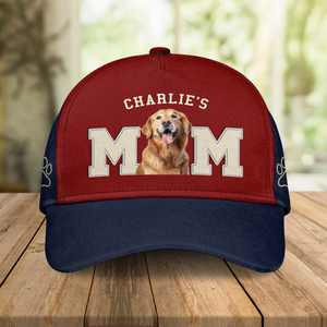 Custom Dog Photo Embroidered Effect Classic Cap Personalized Dog Mom Dog Dad Gifts CH07 899342