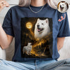 Custom Pet Photo Moon Comfort Shirt - Personalized Pet Lover Gift HO82 902934