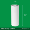 Custom Name Beach Icon Skinny Tumbler - Personalized Summer Party Cup HO82 902992