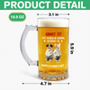 Custom Cute Pet Face Admit It Life Would Be Boring Without Me Glass Beer Mug LM32 893345