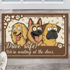 I'm Waiting At The Door Doormat For Dog Lover TH10 892721