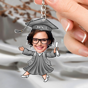 Custom Funny Face Class of 2025 Graduation Acrylic Keychain HA75 892006