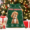 Custom Dog Photo Merry Christmas Gift Bag For Your Dog TH10 896997