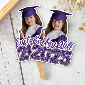 Custom Photo Class of 2025 Graduation Face Fans Graduation Party Decor Gift HA75 892080