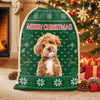 Custom Dog Photo Merry Christmas Gift Bag For Your Dog TH10 896997
