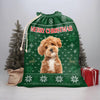 Custom Dog Photo Merry Christmas Gift Bag For Your Dog TH10 896997