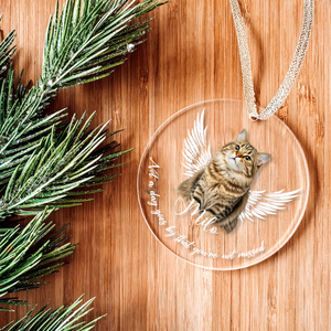 Custom Photo Not A Day Goes By Memorial Cat Acrylic Ornament HA75 897250
