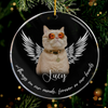 Custom Photo Not A Day Goes By Memorial Cat Acrylic Ornament HA75 897250