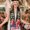 Custom Graduation Stole Country Flag Class of 2026 HO82 901324