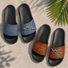 Custom Name Best Dad Ever With Fist Bumps Slide Sandals - Personalized Father’s Day Gift HO82 902700