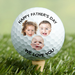 Custom Baby Photo First Father's Day Golf Ball For Golf-Loving Dad LM32 893471