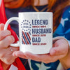 Personalized Legend, Husband, Dad And Grandpa Mug HO82 901180