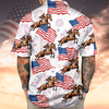 Custom Horse Photo American Flag 250th Anniversary Patriotic Hawaii Shirt TH10 898837