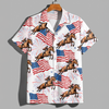 Custom Horse Photo American Flag 250th Anniversary Patriotic Hawaii Shirt TH10 898837