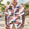 Custom Horse Photo American Flag 250th Anniversary Patriotic Hawaii Shirt TH10 898837