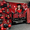 Personalized She Dit It Big Grad Backdrop Graduation Party Decor LM32 899497