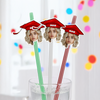 Custom Funny Face Class of 2025 Colorful Straws Graduation Decoration HA75 892232