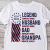Personalized Legend, Husband, Dad And Grandpa Shirt HO82 901178
