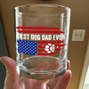 Best Dog Dad Ever American Flag Dog Whiskey Glass For Dog Lovers CH07 895850